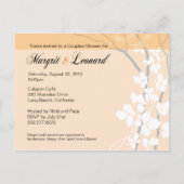 Cherry Blossom Bella Bewaar de datum Aankondigingskaart (Achterkant)