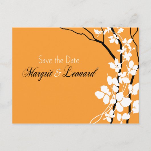 Cherry Blossom Bella Bewaar de datum Aankondigingskaart (Voorkant)