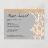 Cherry Blossom Bella Bewaar de datum Aankondigingskaart (Achterkant)