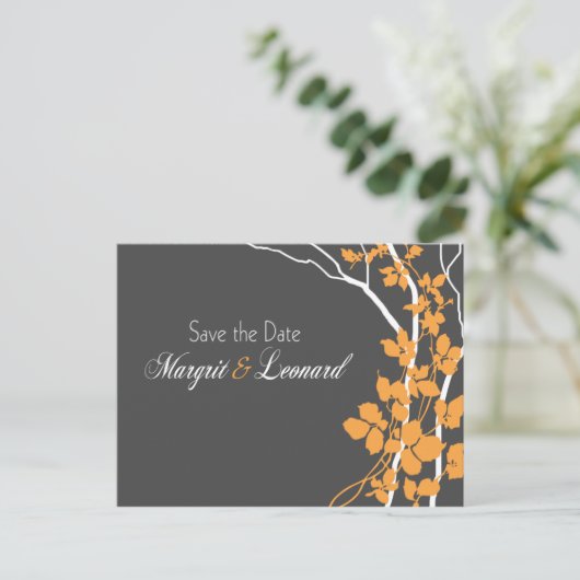 Cherry Blossom Bella Bewaar de datum Aankondigingskaart (Staand voorkant)