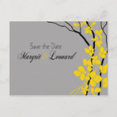 Cherry Blossom Bella Bewaar de datum Aankondigingskaart (Voorkant)