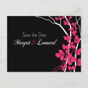 Cherry Blossom Bella Save the Date Aankondigingskaart