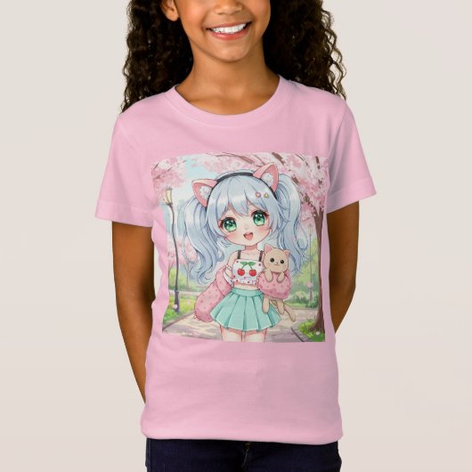 Cherry Blossom beroemd gemaakt door Natasha Us T-shirt (Voorkant)