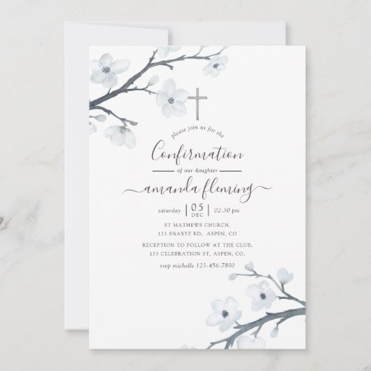 Cherry Blossom Bevestiging Kaart (Voorkant)