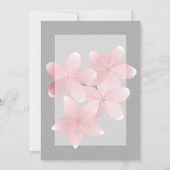 Cherry Blossom bewaar de datum Kaart (Achterkant)