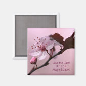 Cherry Blossom Bewaar de datummagneet Magneet (Voorkant / Achterkant)