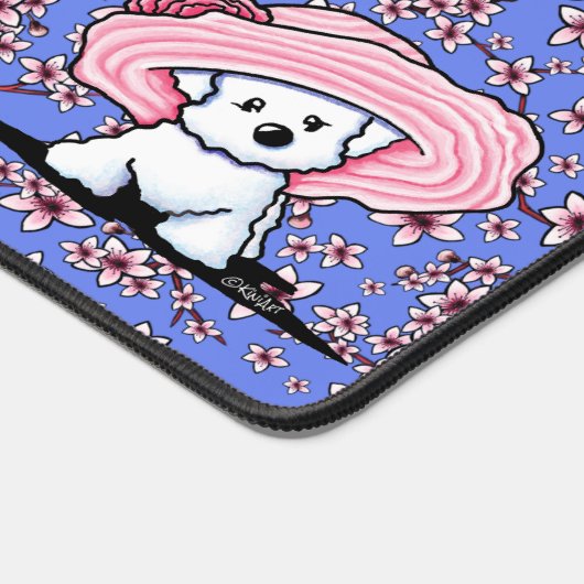 Cherry Blossom Bichon Bureaumat (Hoek)