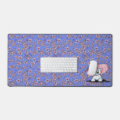 Cherry Blossom Bichon Bureaumat (Keyboard & Muis)
