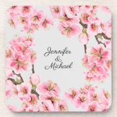 Cherry blossom bier onderzetter (Voorkant)