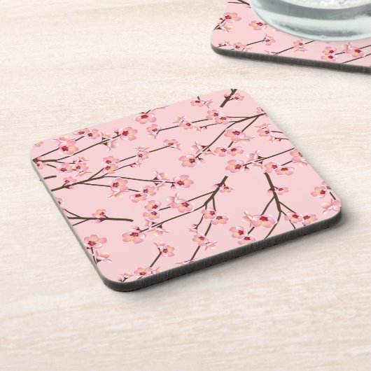 Cherry Blossom Bier Onderzetter (Linkerzijde)