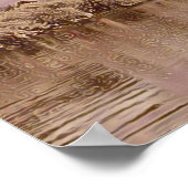 Cherry Blossom bij het Washington Monument Poster (Hoek)