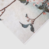 Cherry Blossom & Bird, Hiroshige, Ukiyoe Tissuepapier (Detail)