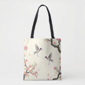 Cherry Blossom Bird Tas (Voorkant)