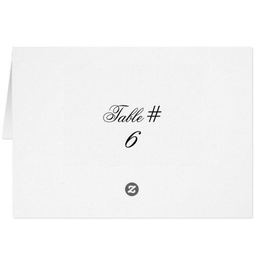 Cherry Blossom Birds Gepersonaliseerd Tafelnummer  (Achterkant Horizontaal)