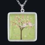 Cherry Blossom Birds Ketting<br><div class="desc">Ons Cherry Blossom Birds ketting is verkrijgbaar in verschillende stijlen en afwerking en is een perfecte match met onze Cherry Blossom Birds bruiloft uitnodigingen,  RSVP-kaarten,  notitiekaarten,  keepassieraden en ander trouwgereedschap.</div>
