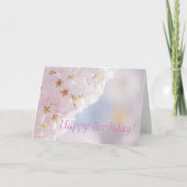Cherry Blossom Birthday Card Kaart (Voorkant)