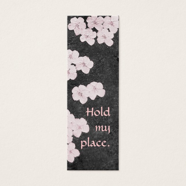 Cherry Blossom Bladwijzer Mini Visitekaartjes (Voorkant)