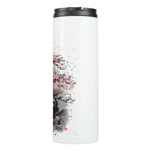 Cherry Blossom Bliss - Thermosbeker (Achterkant)