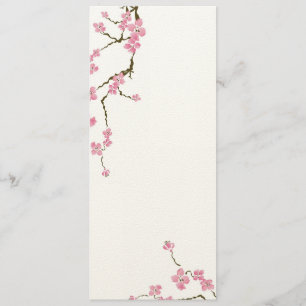 Cherry blossom blob Uitnodiging