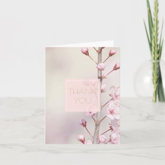 Cherry Blossom Bloemen Bedankt (Voorkant)