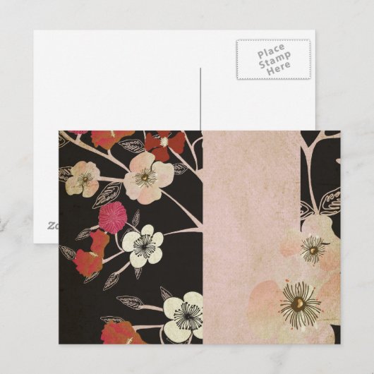 Cherry blossom bloemen Briefkaart (Voorkant / Achterkant)