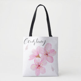 Cherry Blossom  Bloemen Custom Tote Bag