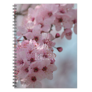 Cherry Blossom Bloemen Je bent mooi Notitieboek