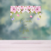 Cherry Blossom Bloemen Kaarten en geschenken Baby  Acryl Bord (Neutraal)
