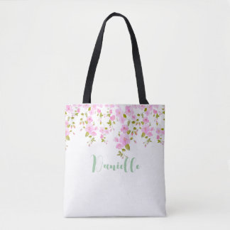 Cherry Blossom Bloemen Ontwerp Custom Tote Bag