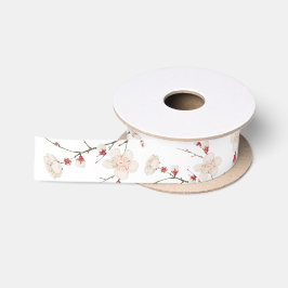 Cherry Blossom Bloemen Satijnen Lint