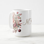 Cherry Blossom Bloemen Verjaardag Koffiemok (Voorkant links)