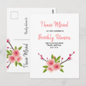 Cherry Blossom bloesem hebben bewegen Briefkaart (Voorkant / Achterkant)