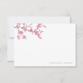 Cherry Blossom Bloom | BRIEFPAPIER Notitiekaartje (Voorkant)