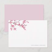 Cherry Blossom Bloom | BRIEFPAPIER Notitiekaartje (Voorkant / Achterkant)