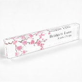 Cherry Blossom Bloom | Naam + titel Naambordje