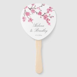 Cherry Blossom Bloom | roze | Trouwprogramma Handwaaier