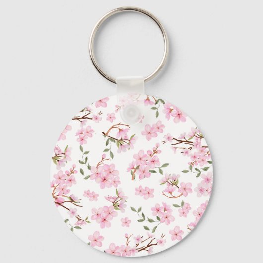Cherry Blossom Bloom Sleutelhanger (Voorkant)