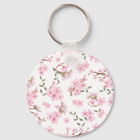 Cherry Blossom Bloom Sleutelhanger (Achterkant)