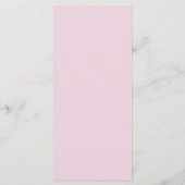 Cherry Blossom Bloom | Weddenschap-programma Programmakaart (Achterkant)