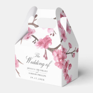Cherry Blossom Bloom Wedding Bedankdoosjes