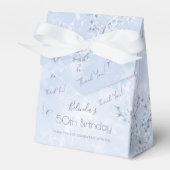 Cherry Blossom Blue Birthday Bedankt Bedankdoosjes (Voorkant Zijde)