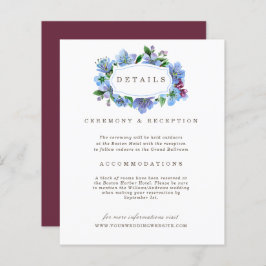 Cherry Blossom Blue Elegant budget Weddenschappen 