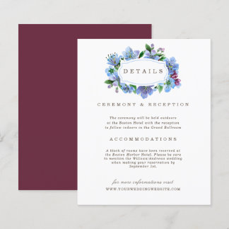 Cherry Blossom Blue Elegant budget Weddenschappen