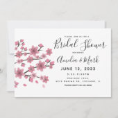 Cherry Blossom Blush Botanical Vrijgezellenfeest Kaart (Voorkant)