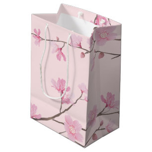 Cherry Blossom - Blush Pink Medium Gift Bag Cadeauzakje