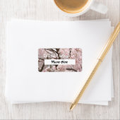 Cherry Blossom Book Label (Insitu)
