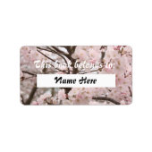 Cherry Blossom Book Label (Voorkant)