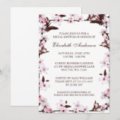 Cherry Blossom Border Vrijgezellenfeest Kaart (Voorkant / Achterkant)