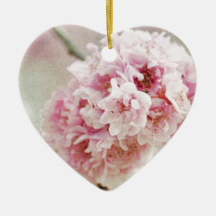 Cherry Blossom Botanical Keramisch Ornament