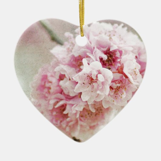 Cherry Blossom Botanical Keramisch Ornament (Voorkant)